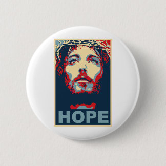 Jesus Christ Hope Pinback Button