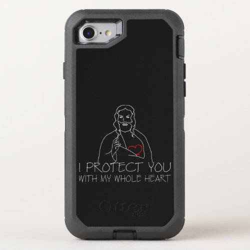 Jesus Christ _ I Protect You OtterBox Defender iPhone SE87 Case
