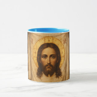 Jesus Christ Icon of the Holly Napkin Mug