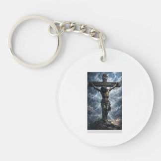 Jesus Christ Image Keychain – Elegant Christian Gi
