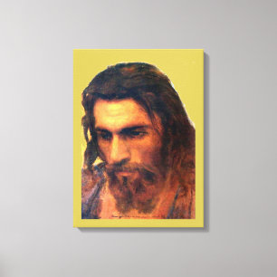 Jesus Christ in the Desert canvas fine art print