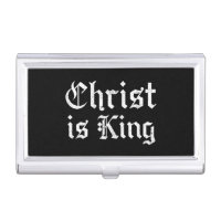 Jesus Christ Is King Gothic Blackletter Grunge Art