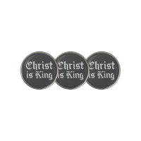 Jesus Christ Is King Gothic Blackletter Grunge Art