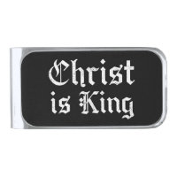 Jesus Christ Is King Gothic Blackletter Grunge Art