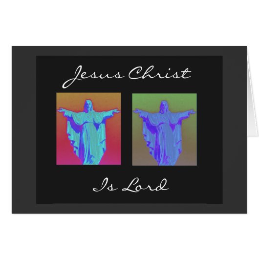 JESUS CHRIST IS LORD CARDS (Front Horizontal)