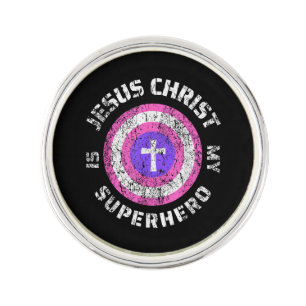 Jesus Christ Is My Superhero Jesus Lapel Pin