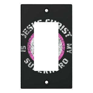Jesus Christ Is My Superhero Jesus Light Switch Cover