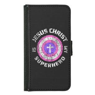 Jesus Christ Is My Superhero Jesus Samsung Galaxy S5 Wallet Case