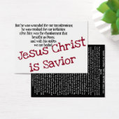 Jesus Christ is Savior (Tract) (Desk)