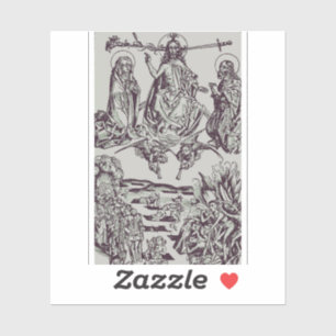 Jesus Christ is the judge of the universe Sticker