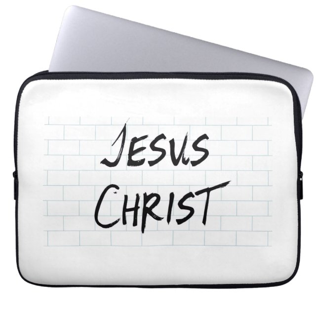 Jesus Christ Laptop Sleeve (Front)