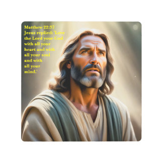 Jesus Christ Lord and Savior Metal Print