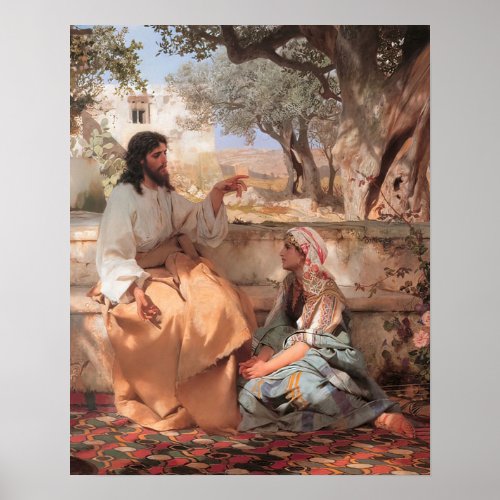 Jesus Christ Martha and Mary Poster