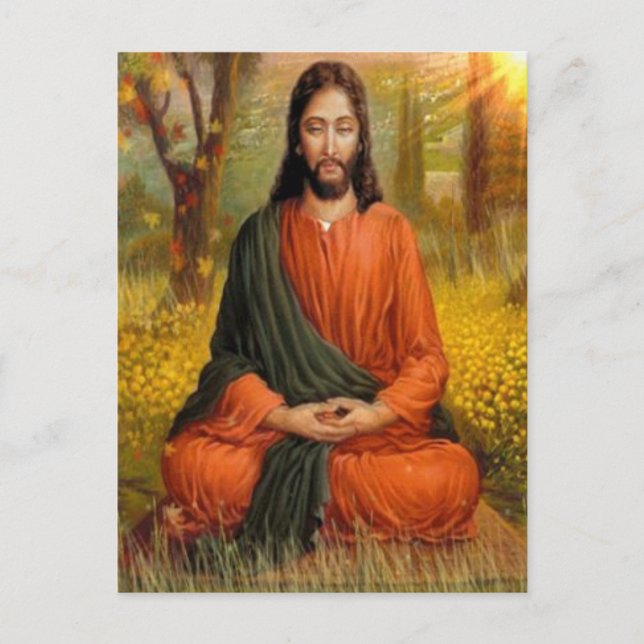 Jesus Christ Meditation Postcard (Front)