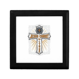 Jesus Christ My Living Hope Vintage Cross Gift Box