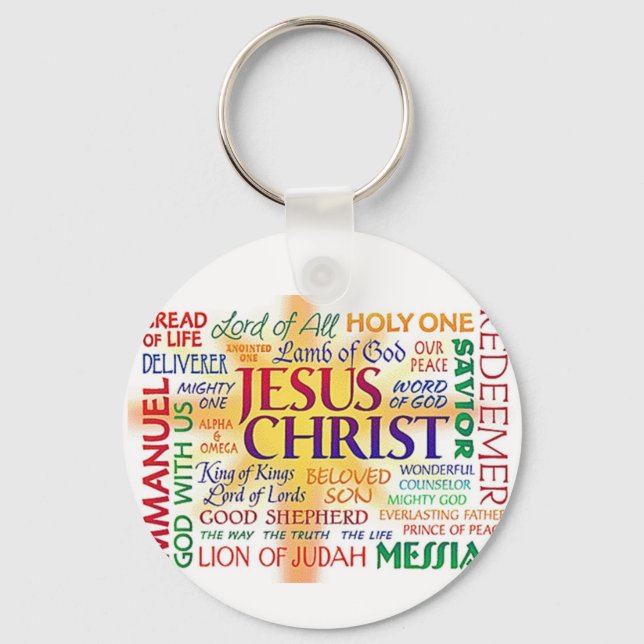 Jesus Christ - Name above all other names Keychain (Front)