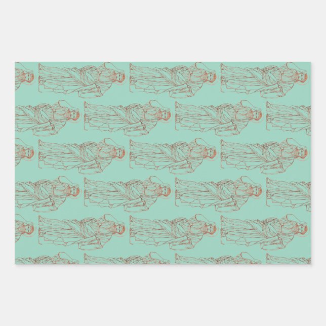 Jesus Christ of Nazareth Son of God Wrapping Paper Sheets (Front)