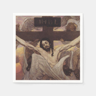 Jesus Christ on the Cross Napkins