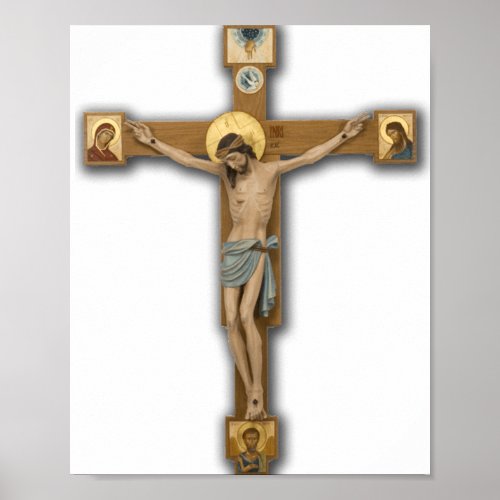 Jesus Christ On The Cross Poster