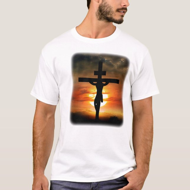 Jesus Christ on the cross T-Shirt (Front)