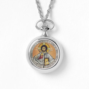 Jesus Christ Pantocrator Byzantine Icon Art Watch