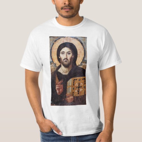 Jesus Christ Pantocrator Christian Icon T_Shirt