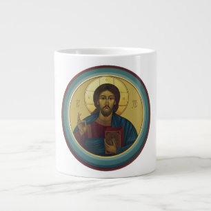 Jesus Christ Pantocrator  Giant Coffee Mug