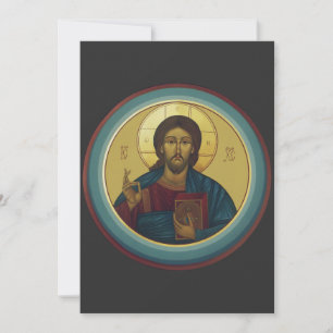 Jesus Christ Pantocrator Invitation