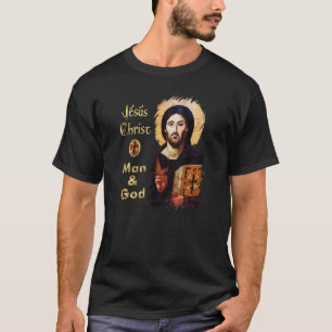 Jesus Christ Pantocrator Man & God Catholic T-Shirt