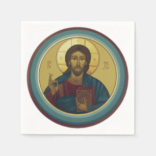 Jesus Christ Pantocrator Napkins