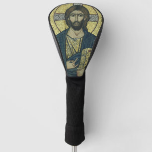 Jesus Christ Pantocrator Sacred Byzantine Art Golf Head Cover