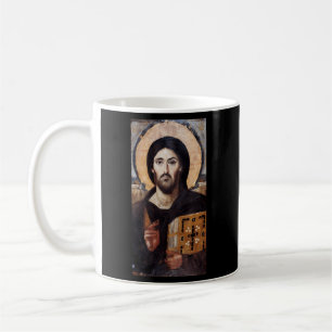 Jesus Christ Pantocrator Sinai Orthodox Christian  Coffee Mug