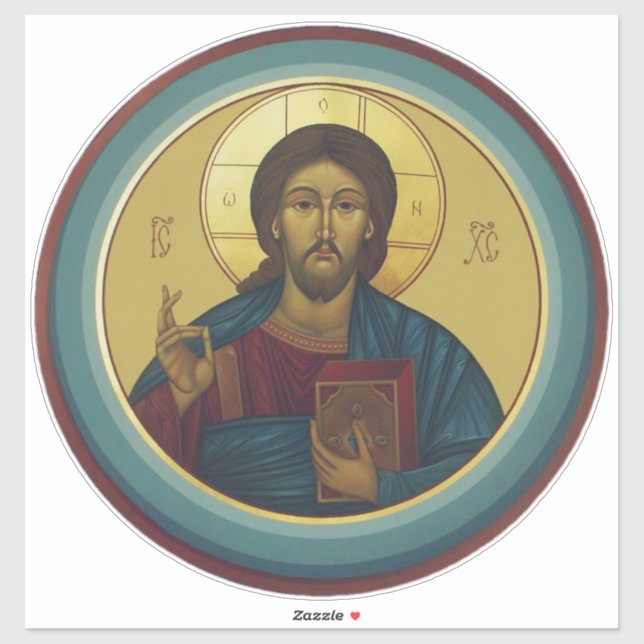 Jesus Christ Pantocrator  Sticker (Sheet)