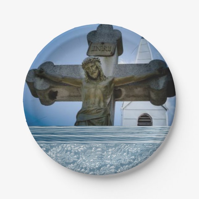 Jesus Christ Paper plates (Front)