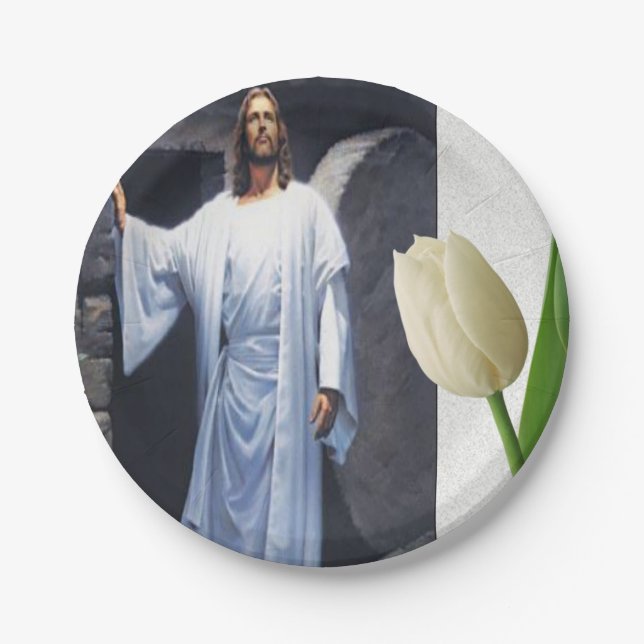 Jesus Christ Paper plates (Front)