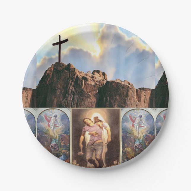 Jesus Christ Paper plates (Front)