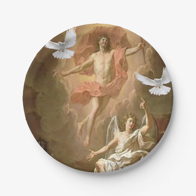 Jesus Christ Paper plates (Front)