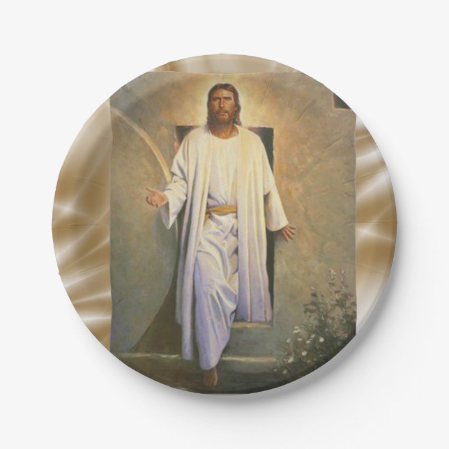 Jesus Christ Paper plates (Front)