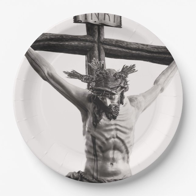JESUS CHRIST  PAPER PLATES (Front)