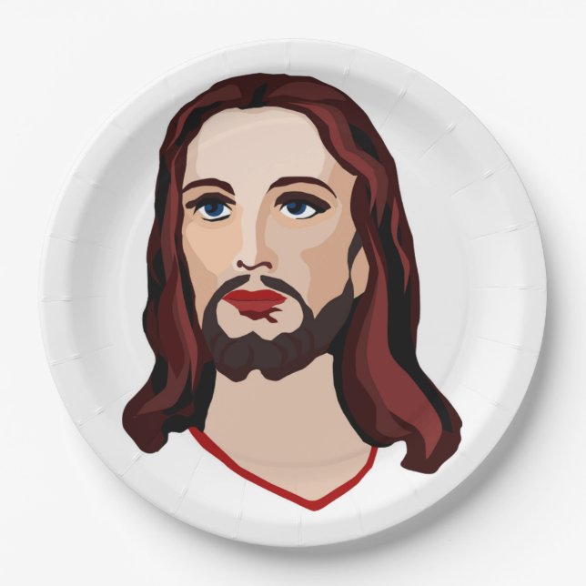JESUS CHRIST PAPER PLATES (Front)