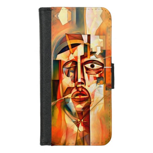 Jsus Christ Passion cubism iPhone 87 Wallet Case