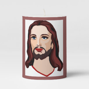 JESUS CHRIST PILLAR CANDLE