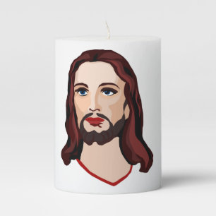 JESUS CHRIST PILLAR CANDLE