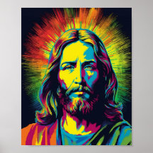 Jesus Christ Pop Art - AI Generated Art