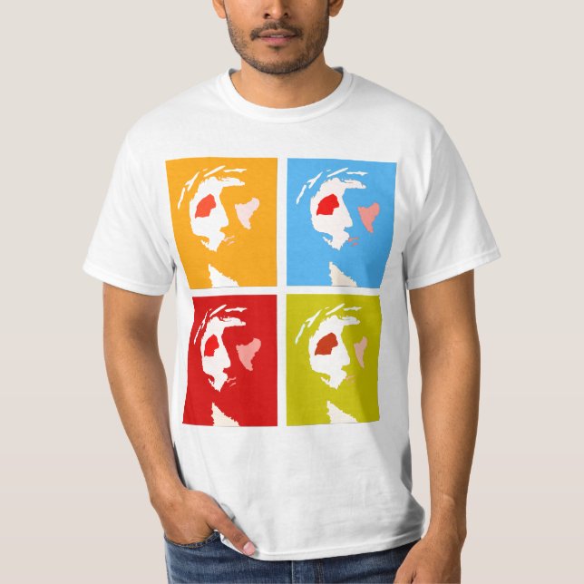 jesus christ pop art tshirt (Front)