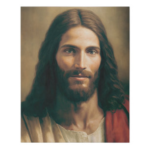 Jesus Christ Portrait - Faux Canvas 16x20