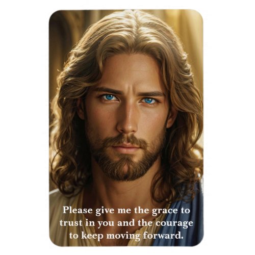Jesus Christ Prayer of Hope  Grace Custom Text  Magnet