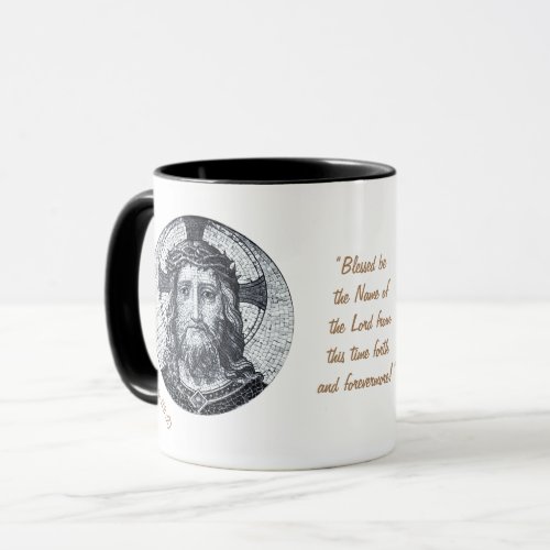 Jesus Christ  Prayer Psalm 1132 Bless Coffee M Mug