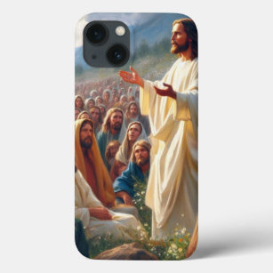 Jesus Christ preaching to the masses iPhone 13 Case