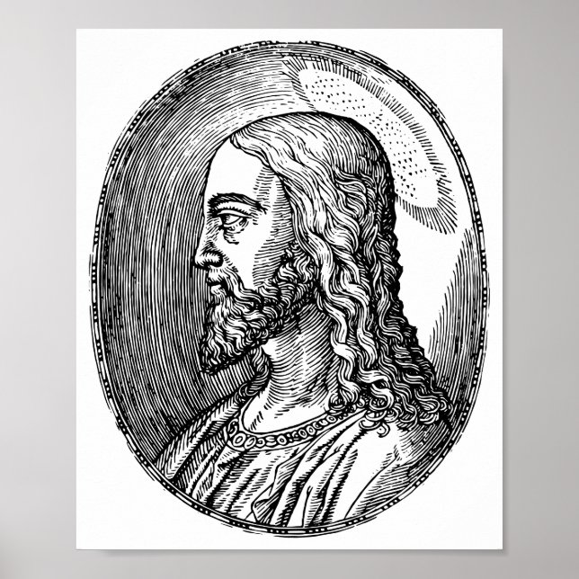 Jesus Christ profile Poster (Front)